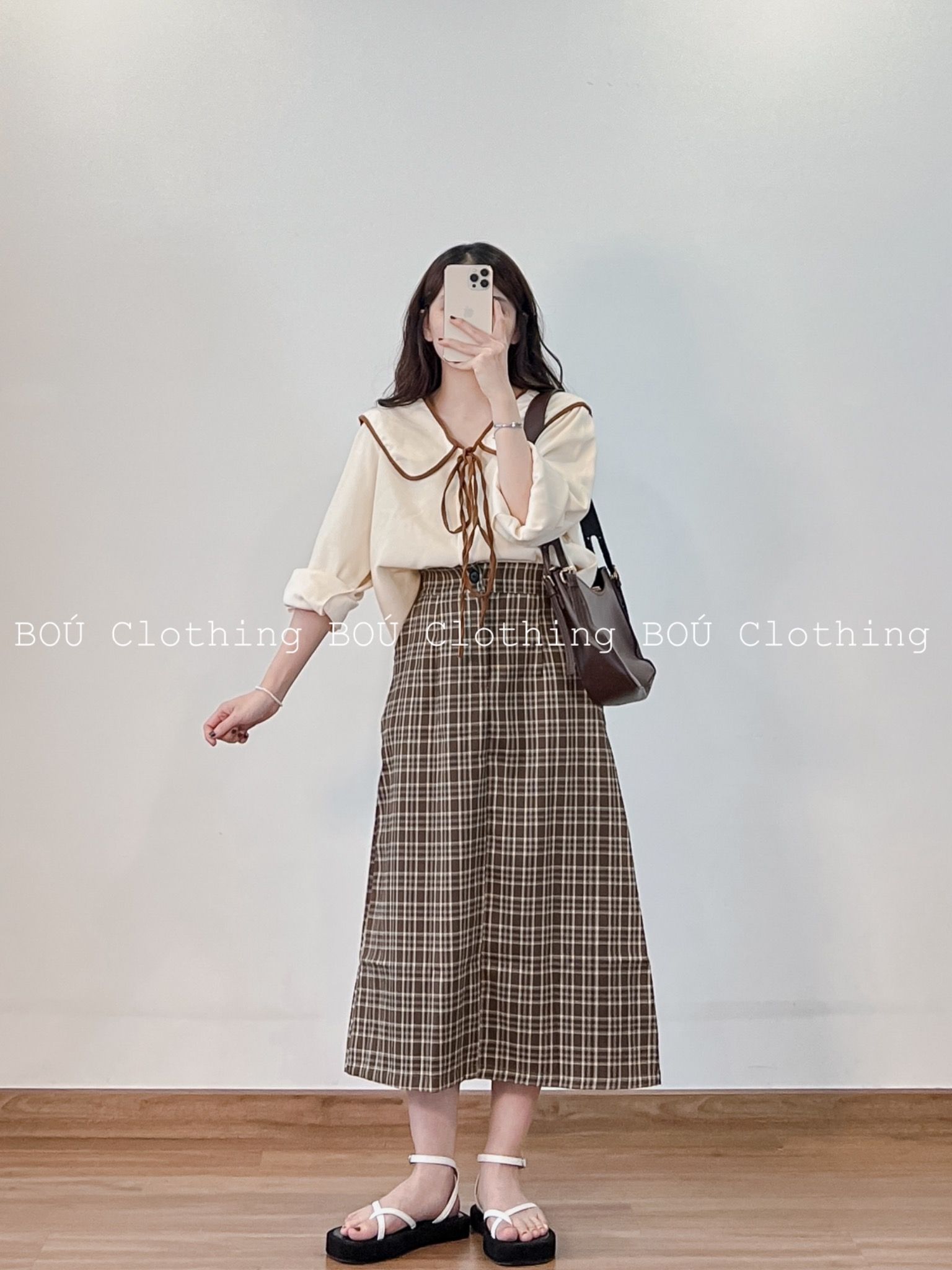 Set Áo Và Chân Váy Caro Phong Cách Nhật Bản Dễ Thương Dành Cho Nữ | Shopee  Việt Nam