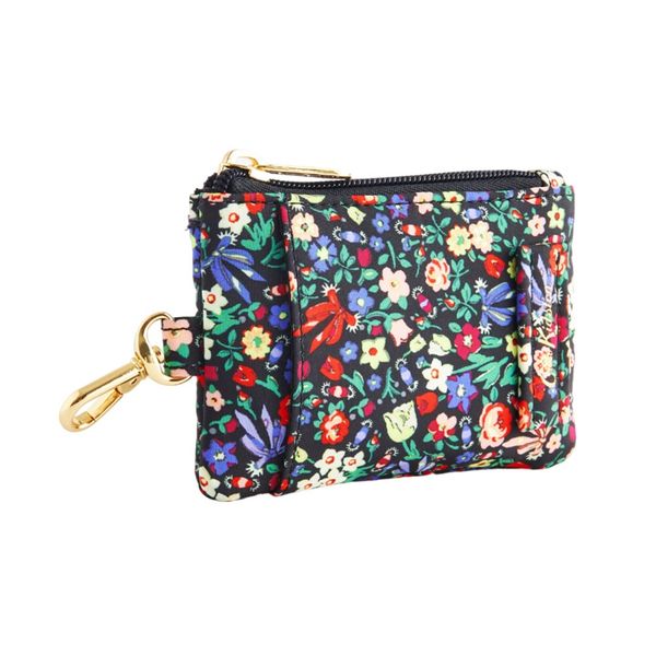  Thẻ đeo/ID Coin Purse - Harmony Ditsy - Đen 