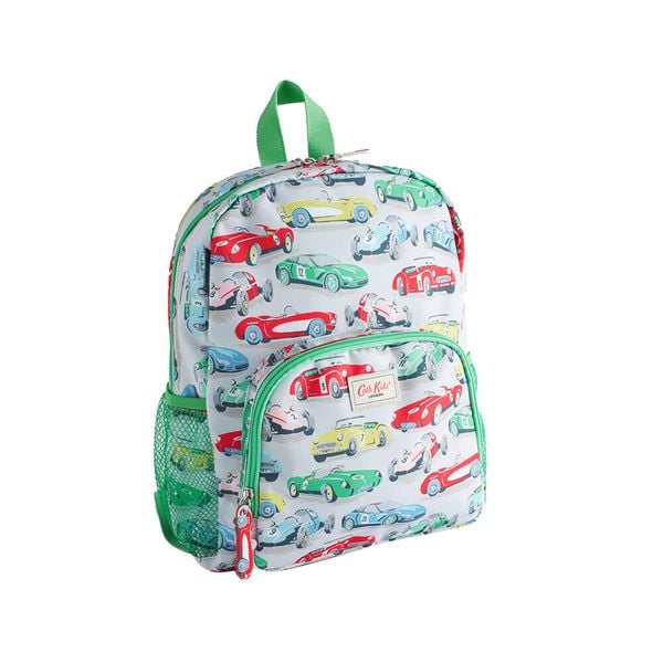  Ba lô cho bé /Kids Classic Backpack - Retro Cars - Green 