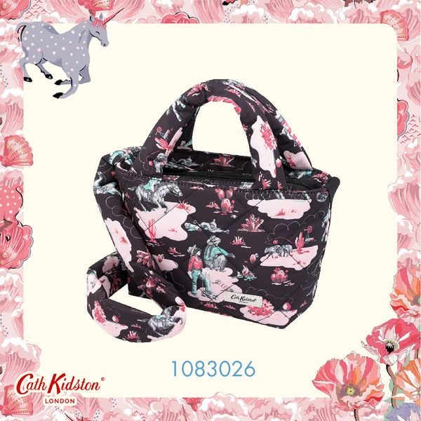  Túi Đeo Chéo/Recycled Rose Mini Puffer Tripper Cowgirl - Black - 1083026 