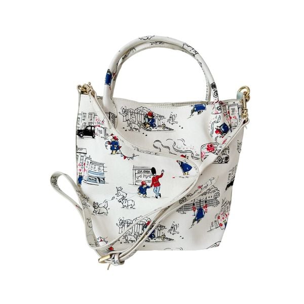  Túi đeo chéo/Corner Handle Crossbody - Paddington - Ecru 