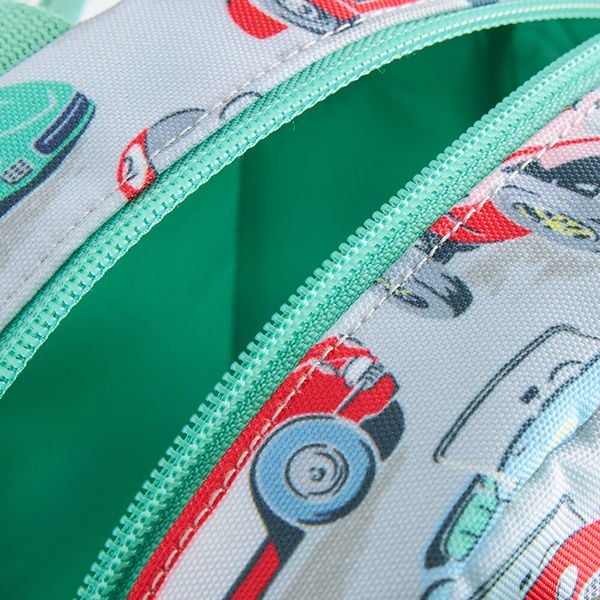  Ba lô cho bé /Kids Medium Backpack - Retro Cars - Green 