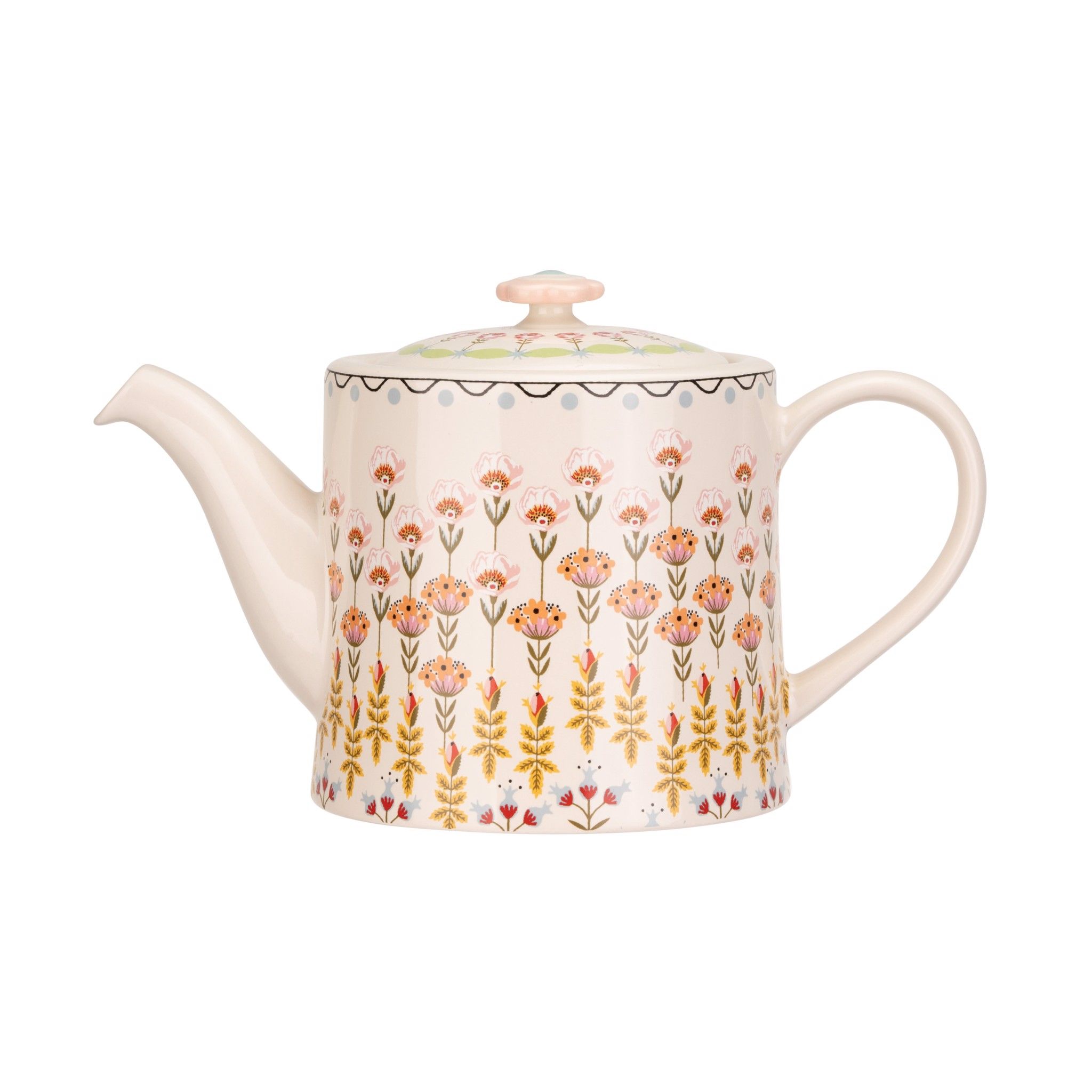  Ấm trà 1 lít/China Range - Painted Table Teapot 1 Litre - Multi 