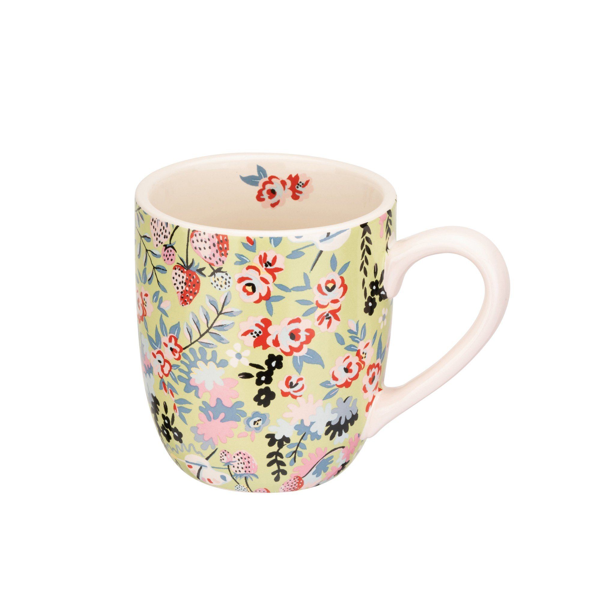  Ly/Mugs - Painted Table Ditsy Floral Breakfast - Green 