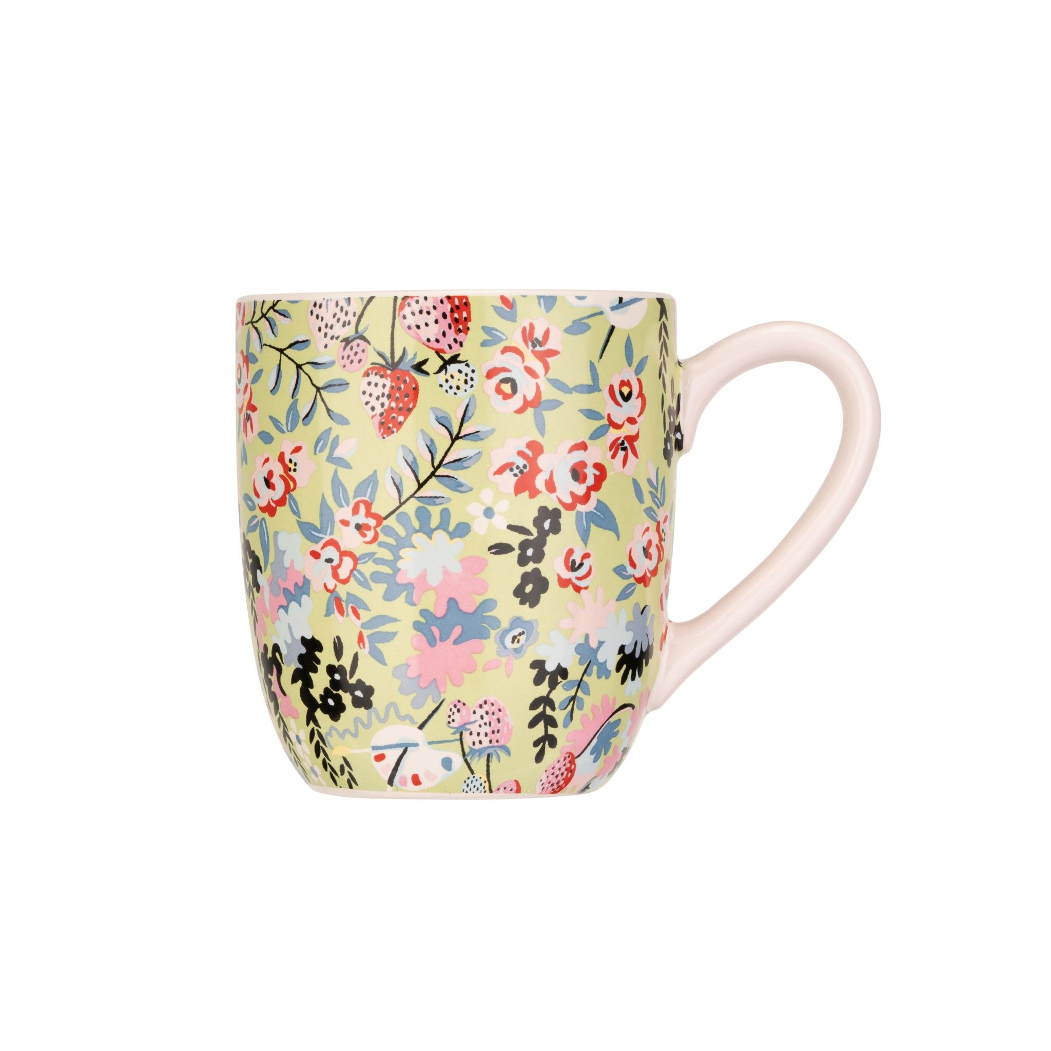  Ly/Mugs - Painted Table Ditsy Floral Breakfast - Green 