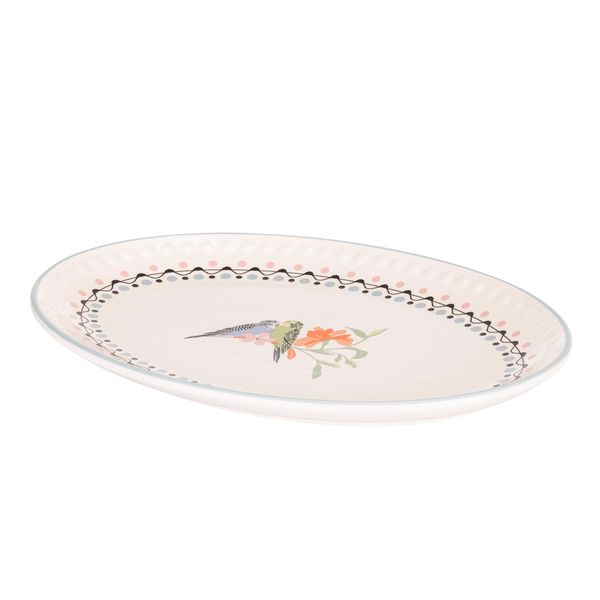  Đĩa/China Range - Painted Table Ceramic Oval Platter - Multi 