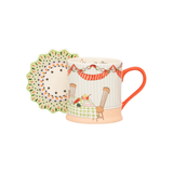  Ly/Mug & Coaster Set - Christmas Table 
