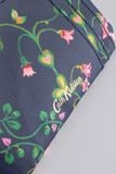  Ví ngắn/Card & Coin Purse - Twin Flowers - Xanh Navy 