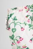  Túi đeo vai xếp gọn/Foldaway Tote - Twin Flowers - Ecru 