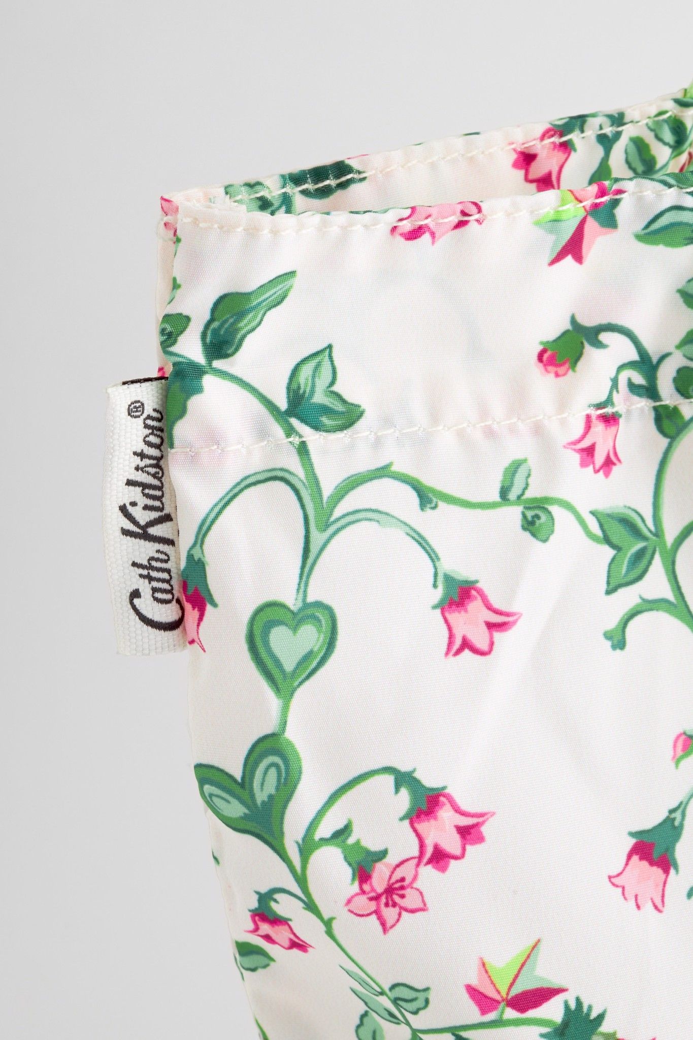  Túi đeo vai xếp gọn/Foldaway Tote - Twin Flowers - Ecru 