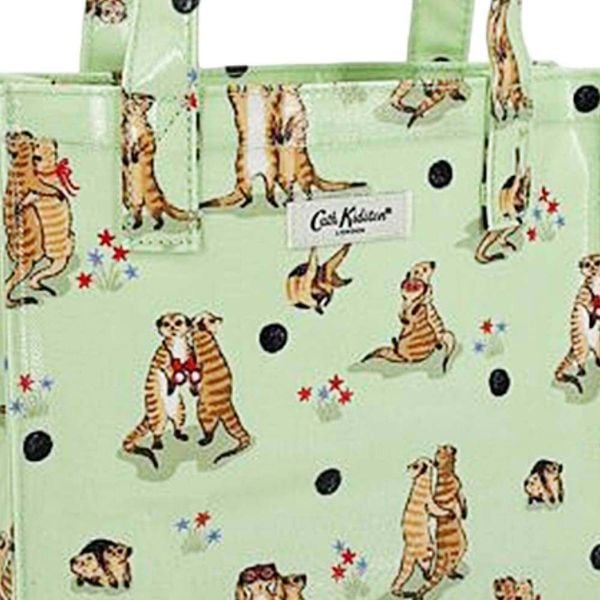  Túi đeo tay/Small Bookbag - Meerkats - Xanh Lá 