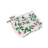  Ví 2 ngăn/Double Zip Purse - Twin Flowers - Ecru 