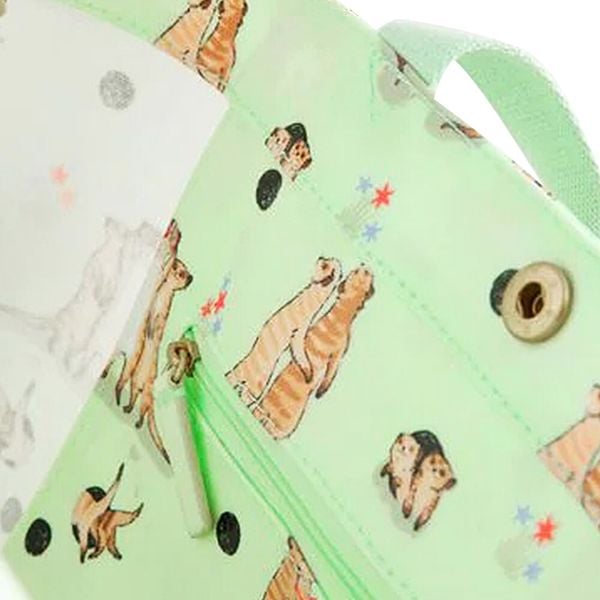  Túi đeo vai/Strappy Carry All - Meerkats - Xanh Lá 