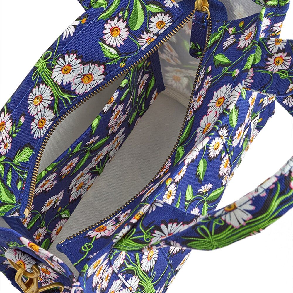  Túi đeo tay/Mini Bonded Tote - Daisy Chain - Xanh Navy 