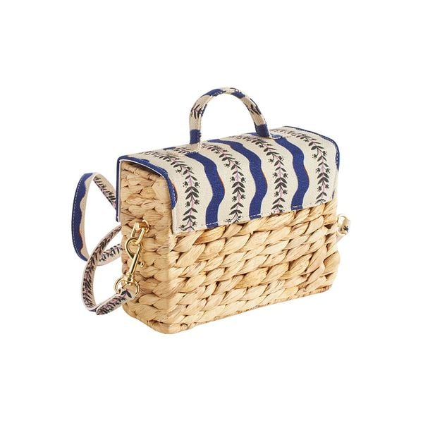  Túi đeo chéo/Box Crossbody - Dreamers Floral Stripe - Monochrome 