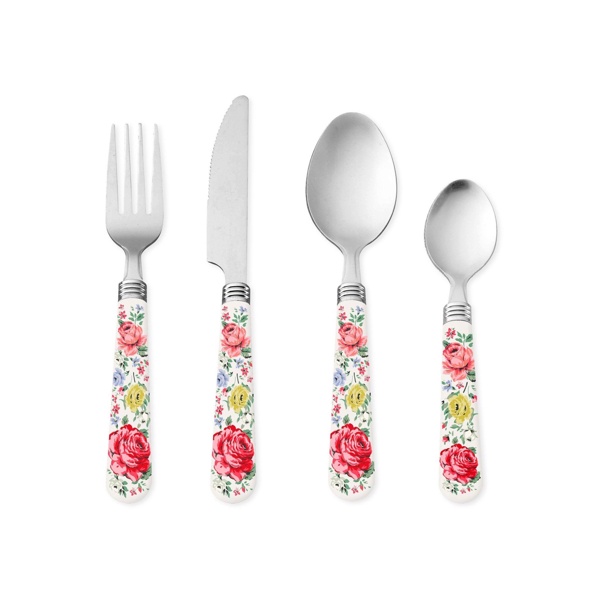  Bộ muỗng nĩa/China Range - HAMPSTEAD ROSE - RED - CKFH16CUTLERY 