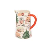  Bình nước/Lọ cắm hoa/Pitcher Jug/Vas 1L - Christmas Ditsy 