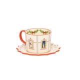  Bộ ly và đĩa/Teacup & Saucer - Dolls House 