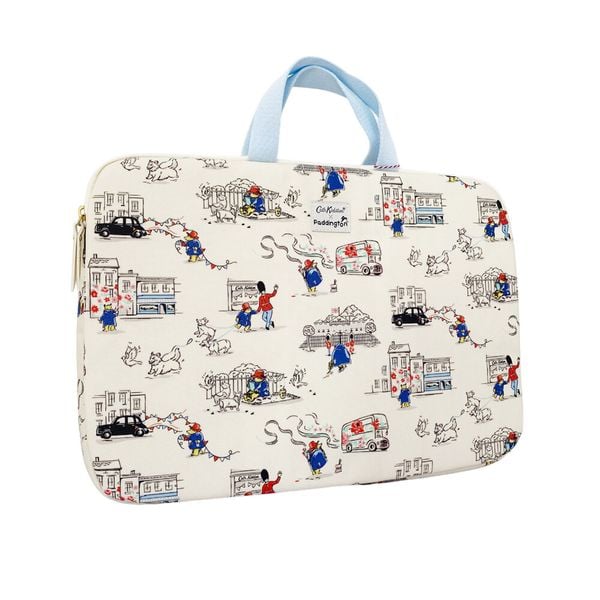  Túi đựng laptop/Laptop Sleeve - Paddington - Trắng 