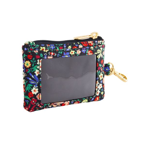  Thẻ đeo/ID Coin Purse - Harmony Ditsy - Đen 
