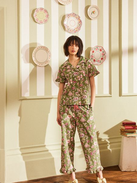  Đồ bộ/Button Through PJ - Friendship Garden - Xanh - N65494 