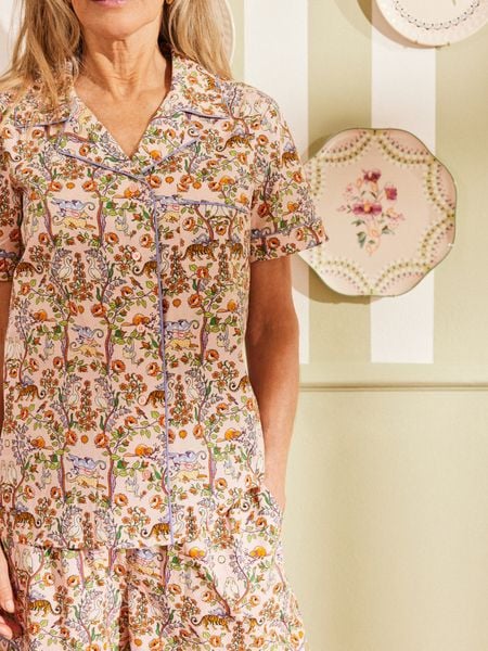  Đồ bộ Pijama/Womens PJ - Flowers & Friends - Hồng 