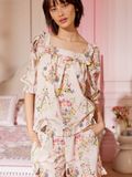  Đồ bộ Pijama/Short Set PJ - SUMMER PARADISE - Ecru 