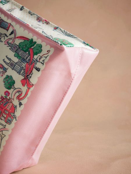  Túi đeo tay/Bookbag - Lovely London - Ecru - AA4019 