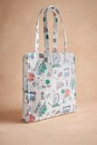  Túi đeo vai/Bookbag - Lovely London - Ecru - AA4027 