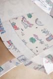  Túi đeo vai/Bookbag - Lovely London - Ecru - AA4027 