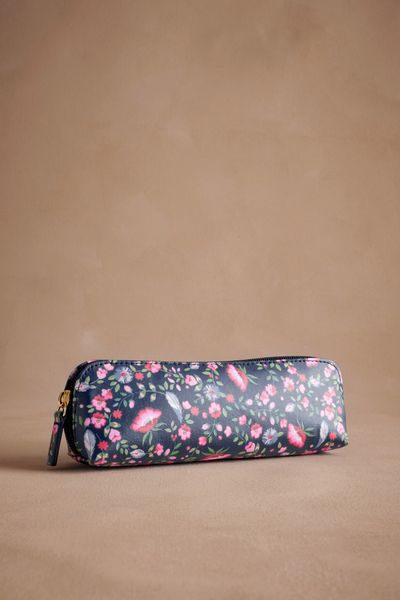  Hộp đựng bút/Pencil Case - Feather Ditsy - Navy - AA4359 