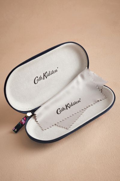 Hộp đựng mắt kính/Glasses Case - Feather Ditsy - Navy - AA4396 
