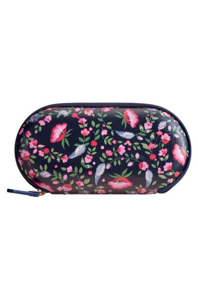  Hộp đựng mắt kính/Glasses Case - Feather Ditsy - Navy - AA4396 