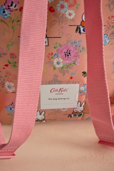  Ba lô cho bé/Kids Backpacks - Miffy Canvas - Coral Pink - AK5856 