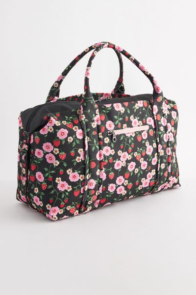  Túi du lịch/Travel holdall - Strawberry Small - Đen 