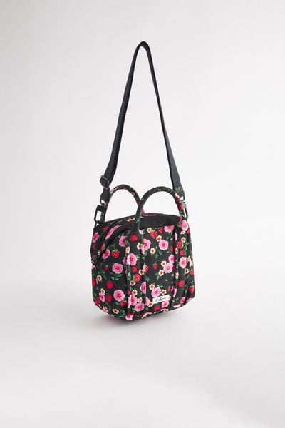  Túi đeo chéo/Travel Crossbody - Strawberry - Đen 