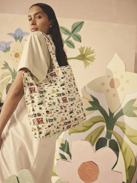  Túi đeo vai/Shopper Bags - Miffy Rodeo - Ecru - AK5170 