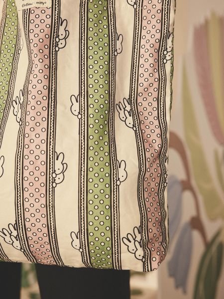  Túi đeo vai/Shopper Bags - Miffy Drawn Stripe - Green - AK5792 