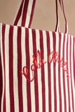  Túi đeo vai/Shopper - Cherry Stripe - Burgundy Red - AL8177 
