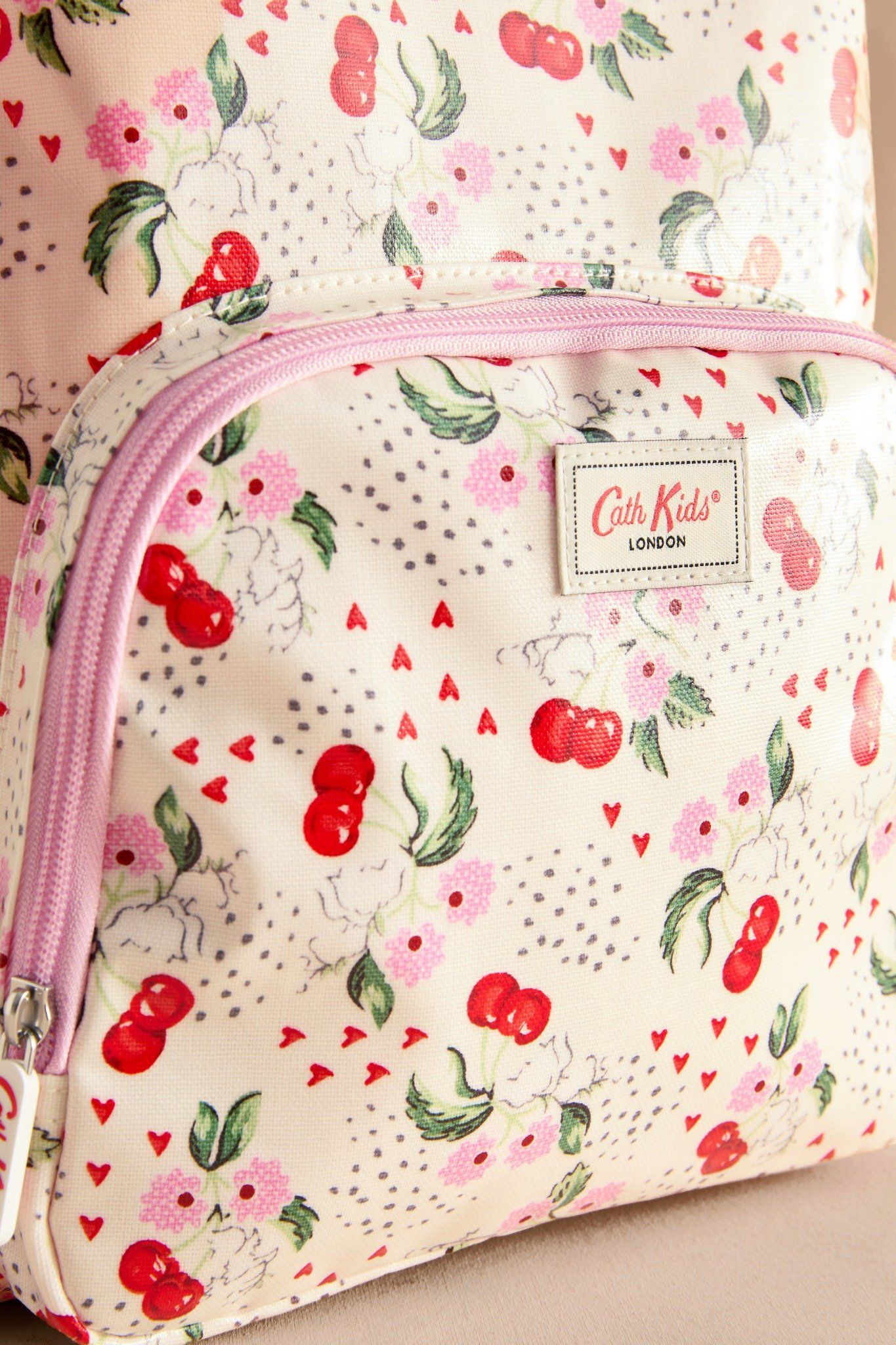  Ba lô trẻ em/Kids Backpack - Cherry Bunches - Ecru - AL8263 