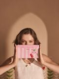  Ví đựng hộ chiếu/Passport Cover - Cath Stripe - Pink - AL6731 