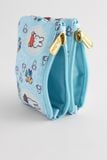  Ví 2 ngăn/Double Zip Purse - Miffy Ditsy - Blue 