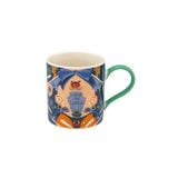  Cath Kidston - Ly/Rosie Fine China Mug - Pinball - Blue 