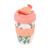  Cath Kidston - Ly/Travel Cup - Paper Pansies - Cream 