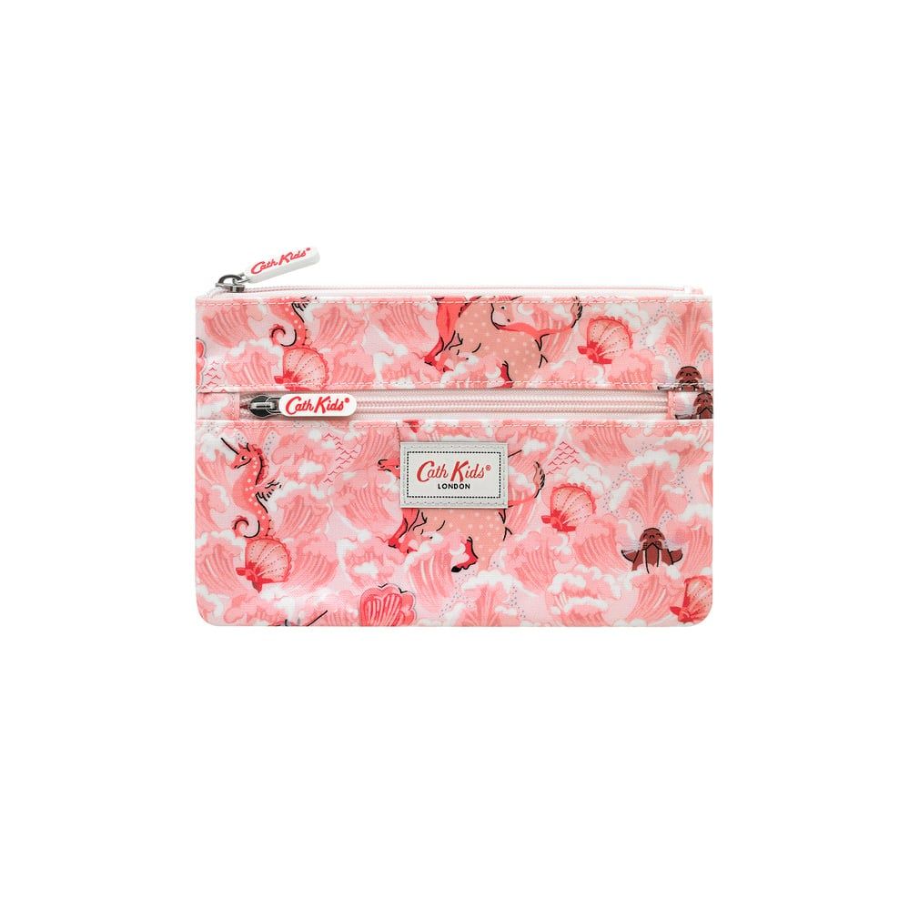  Ví đựng bút/Kids Double Zip Pencil Case - Unicorn Waves 