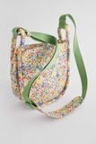  Túi đeo chéo/Mini Zipped Messenger - Harmony Ditsy - Xanh và vàng 
