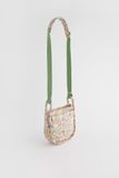  Túi đeo chéo/Mini Zipped Messenger - Harmony Ditsy - Xanh và vàng 