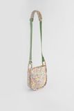 Túi đeo chéo/Mini Zipped Messenger - Harmony Ditsy - Xanh và vàng 