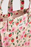  Túi đeo tay/Small Bookbag - Strawberry Small - Ecru 