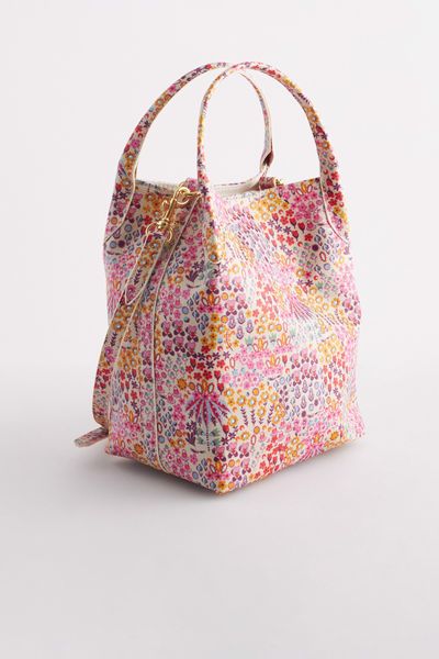  Túi đeo chéo/Corner Handle Crossbody - Affinity Ditsy - Hồng và kem 